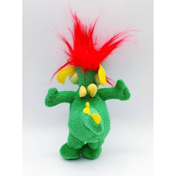 Vintage Gardaland Parsley Dragon Mascot Soft Toy Plush Prezzemolo Animal 7.5" - Picture 3 of 3